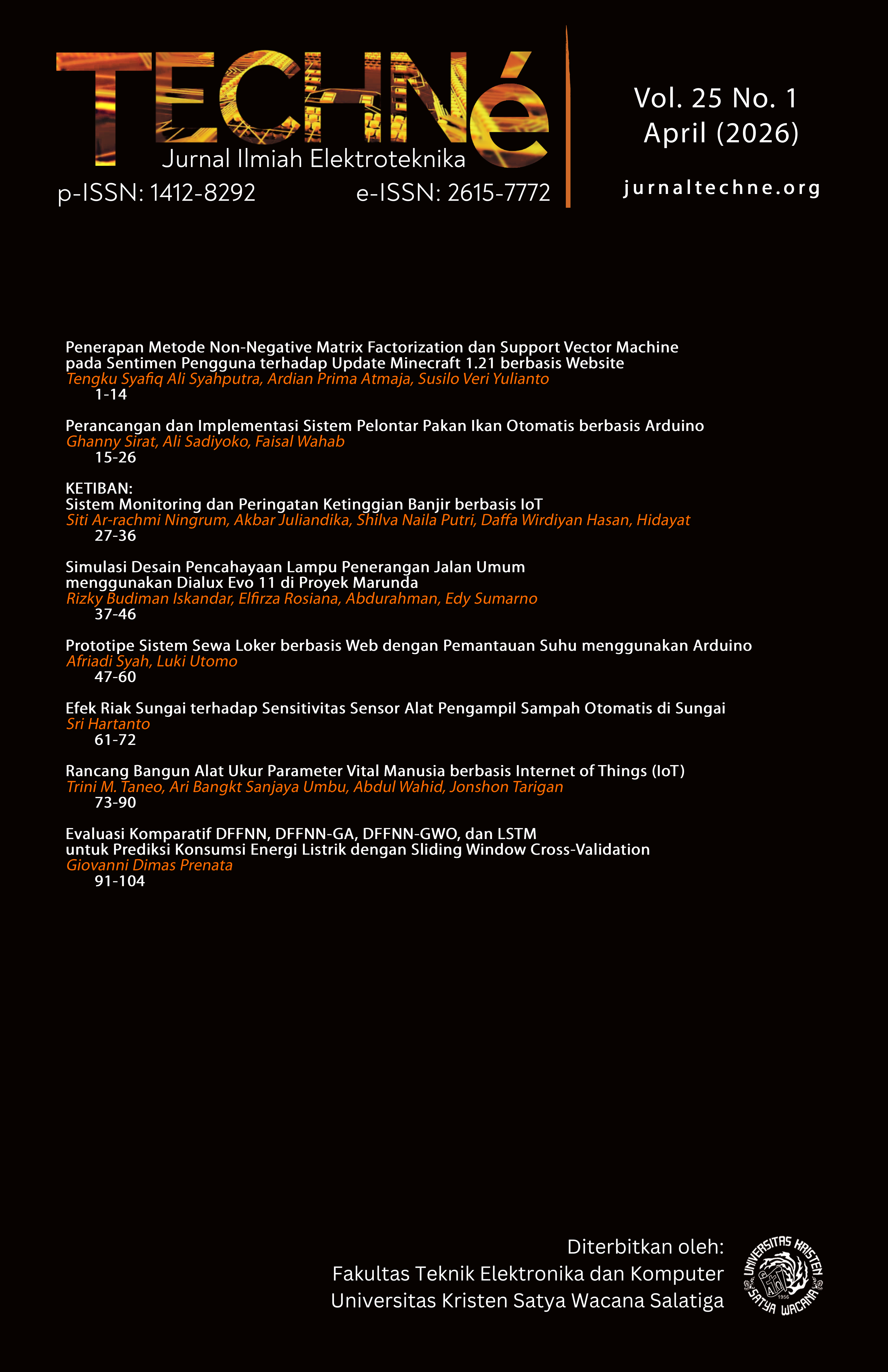 					View Vol. 25 No. 1 (2026):  
				